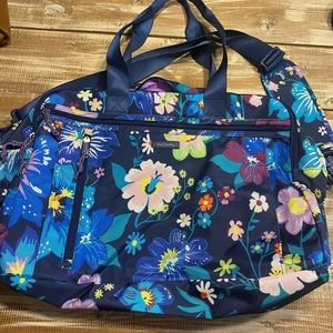 NEVER USED Vera Bradley weekender duffle.